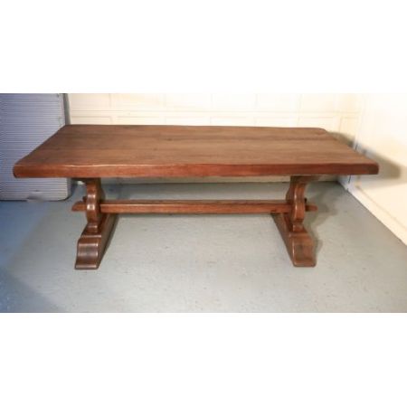 Französischer Landhaus Esstisch Küchentisch Eiche antik ca 1900