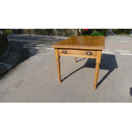 Viktorianischer antiker Landhaus Esstisch Kiefern Küchentisch  ca 1890