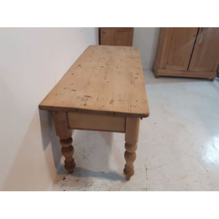 Viktorianischer Landhaus Beistelltisch Kiefer Weichholz antik englisch ca 1880