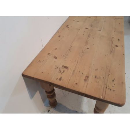 Viktorianischer Landhaus Beistelltisch Kiefer Weichholz antik englisch ca 1880