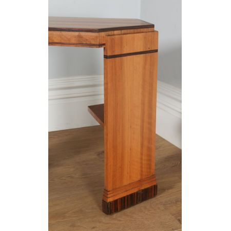 Art Deco Nussbaum Coromandelholz Beistelltisch antik englisch ca 1930