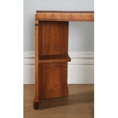 Art Deco Nussbaum Coromandelholz Beistelltisch antik englisch ca 1930