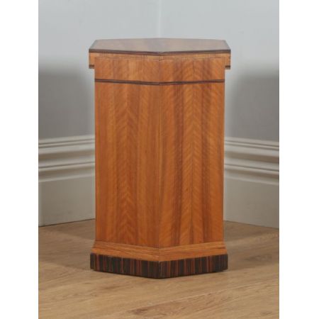 Art Deco Nussbaum Coromandelholz Beistelltisch antik englisch ca 1930