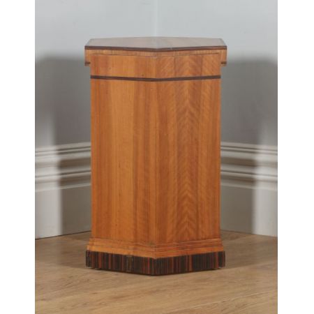 Art Deco Nussbaum Coromandelholz Beistelltisch antik englisch ca 1930