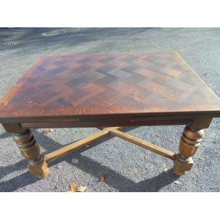 Französischer antiker Esstisch Landhaus Küchentisch Eiche ca 1900