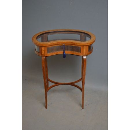 Edwardianischer Mahagoni Bijouterie Beistelltisch Massivholz antik ca 1900