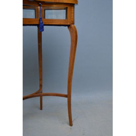 Edwardianischer Mahagoni Bijouterie Beistelltisch Massivholz antik ca 1900