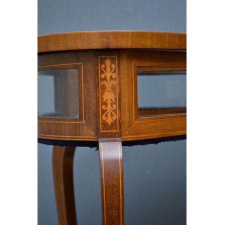 Edwardianischer Mahagoni Bijouterie Beistelltisch Massivholz antik ca 1900