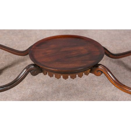 Chippendale Bijouterie Mahagoni Beistelltisch antik 