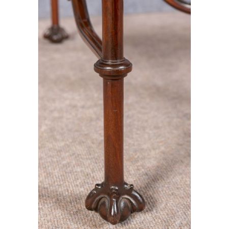 Chippendale Bijouterie Mahagoni Beistelltisch antik 