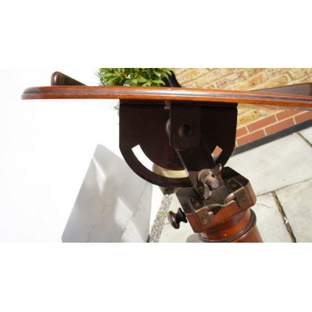 Viktorianischer Mahagoni Nachttisch Beistelltisch antik ca 1850