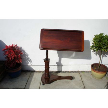 Viktorianischer Mahagoni Nachttisch Beistelltisch antik ca 1850