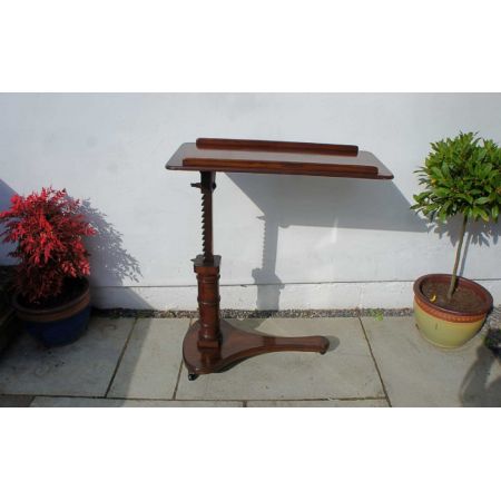 Viktorianischer Mahagoni Nachttisch Beistelltisch antik ca 1850