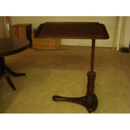 Viktorianischer Mahagoni Beistelltisch Lesetisch Nachttisch antik ca 1850