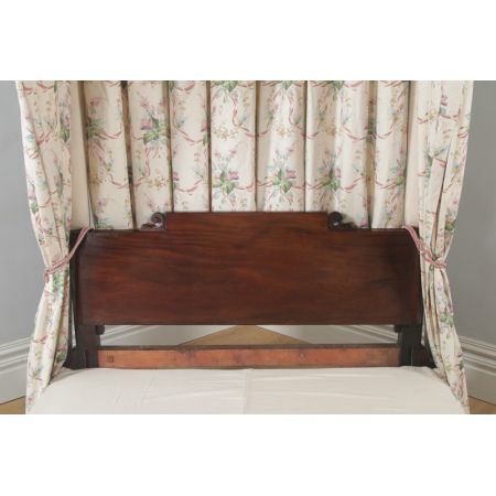 Viktorianisches Mahagoni Doppelbett Kingsize antik englisch  ca 1870