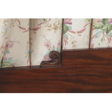 Viktorianisches Mahagoni Doppelbett Kingsize antik englisch  ca 1870