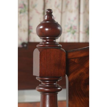 Viktorianisches Mahagoni Doppelbett Kingsize antik englisch  ca 1870