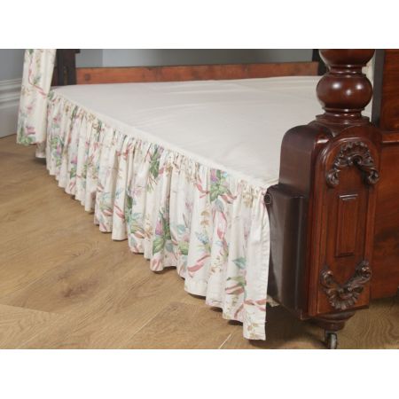 Viktorianisches Mahagoni Doppelbett Kingsize antik englisch  ca 1870