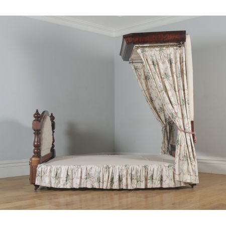 Viktorianisches Mahagoni Doppelbett Kingsize antik englisch  ca 1870