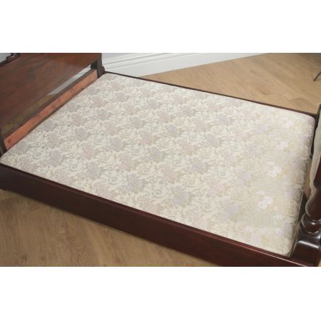 Viktorianisches Mahagoni Doppelbett Kingsize antik englisch  ca 1870