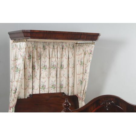 Viktorianisches Mahagoni Doppelbett Kingsize antik englisch  ca 1870