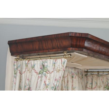 Viktorianisches Mahagoni Doppelbett Kingsize antik englisch  ca 1870