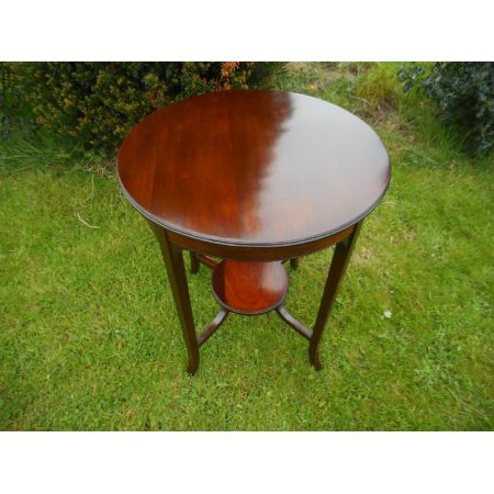 Edwardianischer antiker Beistelltisch Mahagoni ca 1890