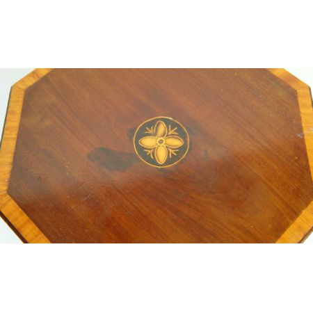 Edwardianischer Beistelltisch Mahagoni antik ca. 1890