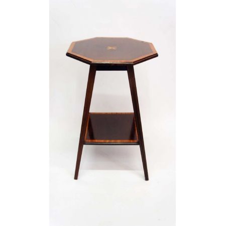 Edwardianischer Beistelltisch Mahagoni antik ca. 1890