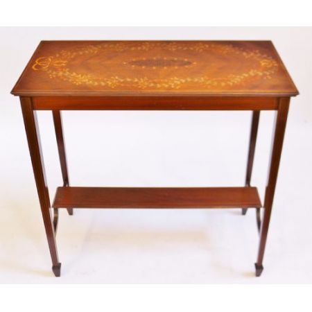 Edwardianischer antiker Mahagoni Beistelltisch englisch 1890