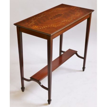 Edwardianischer antiker Mahagoni Beistelltisch englisch 1890