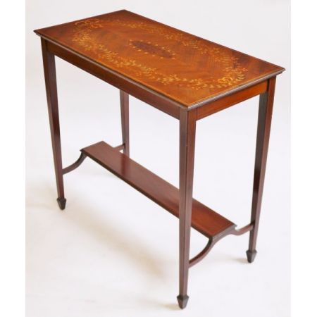 Edwardianischer antiker Mahagoni Beistelltisch englisch 1890