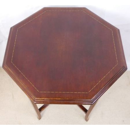 Edwardianischer Mahagoni Beistellisch original antik ca 1900