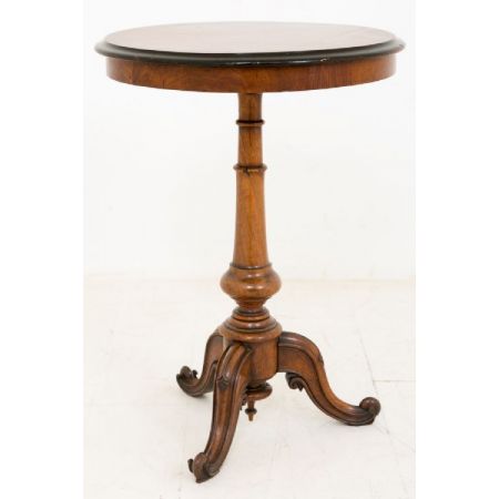 Viktorianischer Nussbaum Beistelltisch antik englisch ca 1860