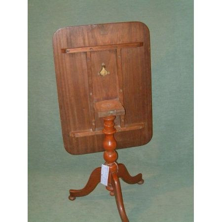 Viktorianischer antiker Mahagoni Beistelltisch Klapptisch englisch ca 1850