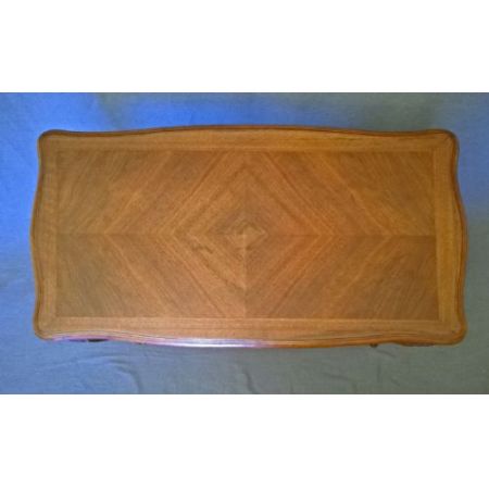 Französischer antiker Nussbaum Beistelltisch cam 1890