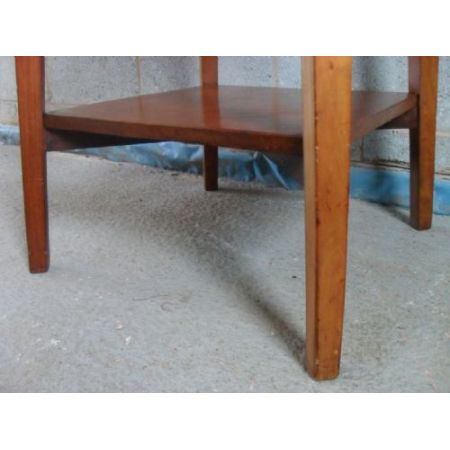 Edwardianischer Mahagoni Beistelltisch original antik ca 1890