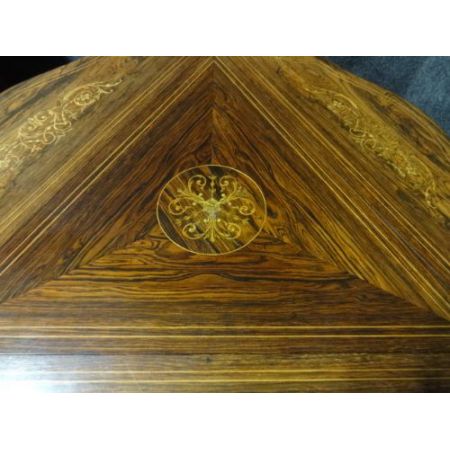 Antiker britischer Palisander Dropleaf Beistelltisch ca 1900