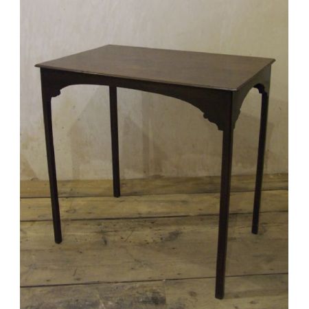 Georgianischer Mahagoni Beistelltisch original antik ca 1750