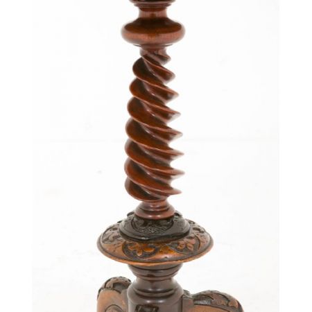 Viktorianischer Nussbaum Beistelltisch irisch antik ca 1860