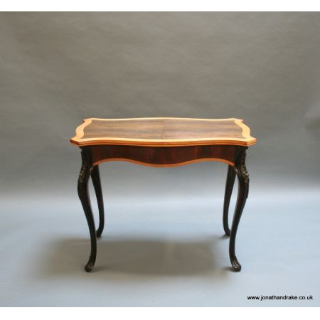 Viktorianischer antiker Beistelltisch Massivholz englisch ca 1880