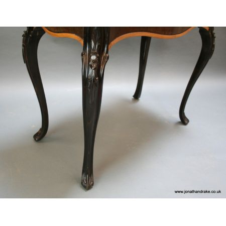 Viktorianischer antiker Beistelltisch Massivholz englisch ca 1880