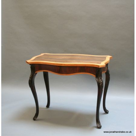 Viktorianischer antiker Beistelltisch Massivholz englisch ca 1880