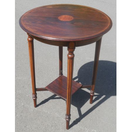 Edwardianischer Palisander Beistelltisch Massivholz antik ca 1900