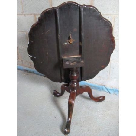 Britischer Mahagoni Beistelltisch Kipptisch antik 19. Jh