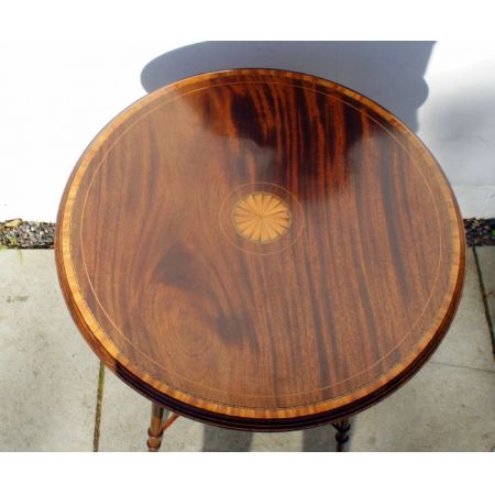 Edwardianischer antiker Mahagoni Beistelltisch can 1900