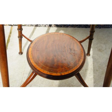 Edwardianischer antiker Mahagoni Beistelltisch can 1900