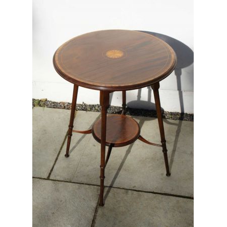 Edwardianischer antiker Mahagoni Beistelltisch can 1900