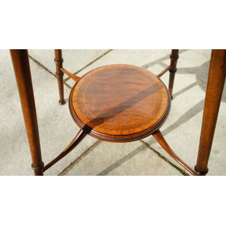 Edwardianischer antiker Mahagoni Beistelltisch can 1900