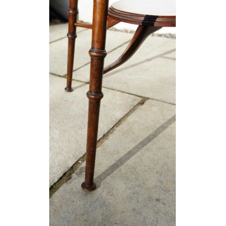 Edwardianischer antiker Mahagoni Beistelltisch can 1900